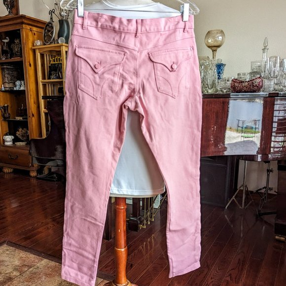 Shinestar pink stretch pants/leggings.   Sz XL - Picture 7 of 13